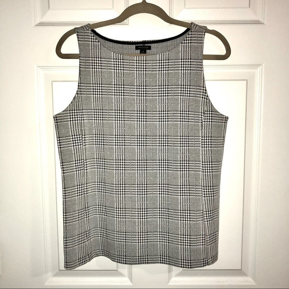 Ann Taylor, M, plaid